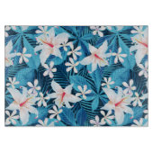 Planche À Découper Motif floral de ketmie tropicale (Devant)