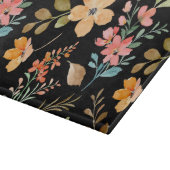 Planche À Découper Motif floral de surface - Aquarelle de mode printe (Coin)