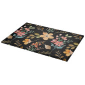 Planche À Découper Motif floral de surface - Aquarelle de mode printe (Coin)