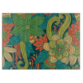 Planche À Découper Motif floral d'été (Devant)