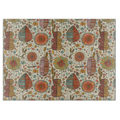 Planche À Découper Motif floral d'été fait de feuille (Devant)