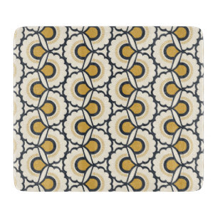 Planche À Découper Motif floral géométrique