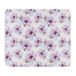 Planche À Découper Motif floral romantique