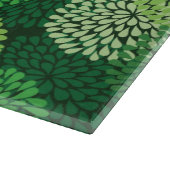 Planche À Découper Motif floral vert (Coin)