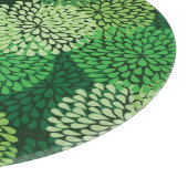 Planche À Découper Motif floral vert (Coin)