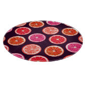 Planche À Découper Motif foncé Citrus peint à la main (Coin)