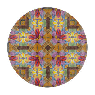 Planche À Découper Motif fractal des Coeurs arabes