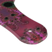 Planche À Découper Motif fractal numérique magenta (Coin)