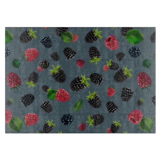 Planche À Découper Motif framboise (Devant)