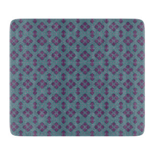 Planche À Découper Motif Géométrique Coloré dans un Style Rétro Class