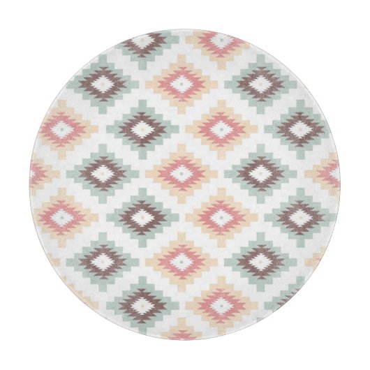 Planche À Découper Motif géométrique dans le style aztèque (Devant)