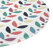 Planche À Découper Motif géométrique floral d'art populaire (Coin)