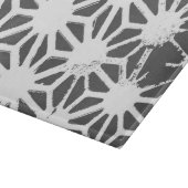 Planche À Découper Motif géométrique gris charbon (Coin)