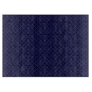 Planche À Découper Motif géométrique islamique bleu foncé
