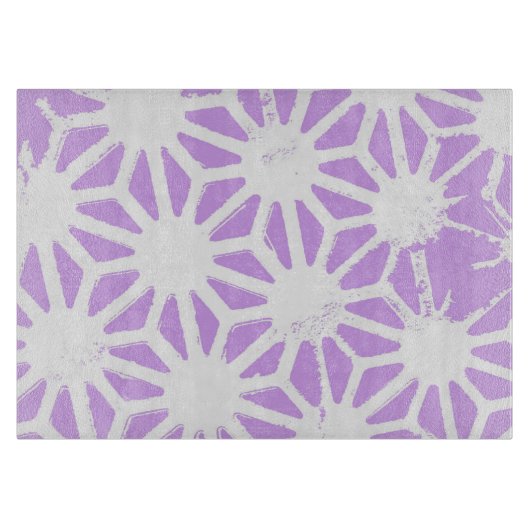 Planche À Découper Motif géométrique Lilac (Devant)