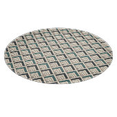 Planche À Découper Motif géométrique turquoise (Coin)