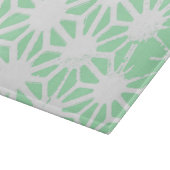 Planche À Découper Motif géométrique vert (Coin)