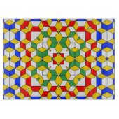 Planche À Découper Motif géométrique vert et jaune rouge gras (Devant)