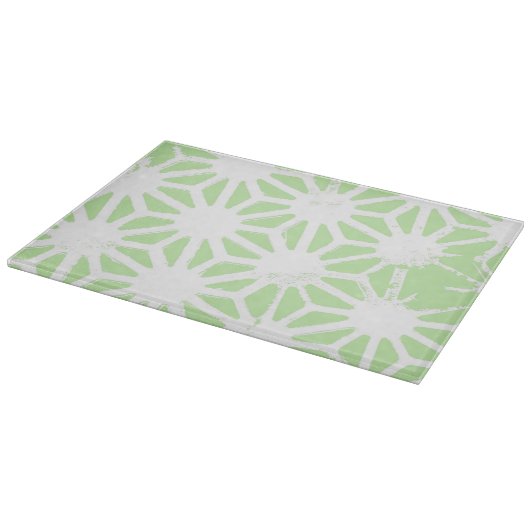 Planche À Découper Motif géométrique vert pomme (Coin)