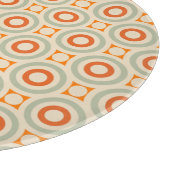 Planche À Découper Motif géométrique vintage de cercle (Coin)