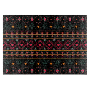 Planche À Découper Motif géométrique Vintage tendance stylé coloré