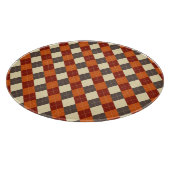 Planche À Découper Motif Gingham d'automne (Coin)