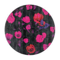 Motif grand vintage fleuri, tulipes stylisées.