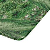 Planche À Découper Motif Greens et Raindrops (Coin)