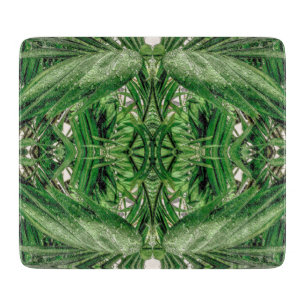 Planche À Découper Motif Greens et Raindrops