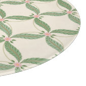 Planche À Découper Motif Grille Fleurs Feuilles simples (Coin)