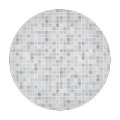 Planche À Découper Motif gris de tuiles (Devant)