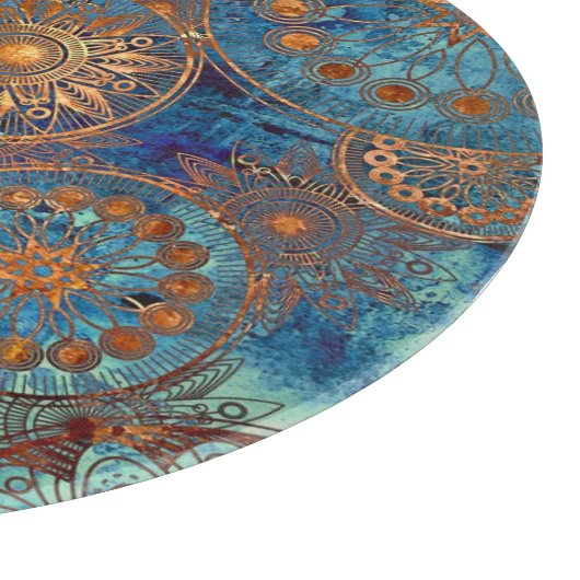 Planche À Découper Motif grunge d'art (Coin)