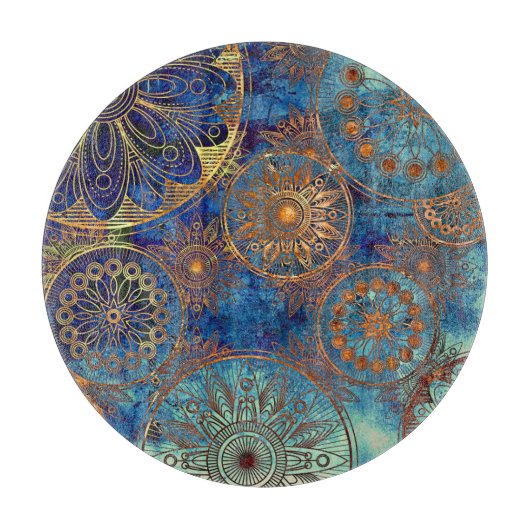 Planche À Découper Motif grunge d'art (Devant)