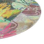 Planche À Découper Motif grunge floral d'art (Coin)