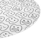Planche À Découper Motif heureux de dents (Coin)