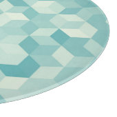 Planche À Découper Motif Hexagonal bleu sans fil (Coin)