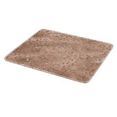 Planche À Découper Motif imprimé peau de léopard guépard noir mignon (Coin)