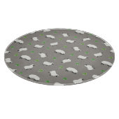 Planche À Découper Motif irlandais de shamrock et de moutons (Coin)