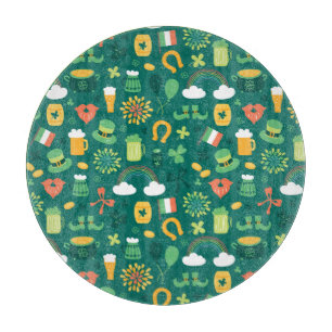 Planche À Découper Motif irlandais mignon d'icône