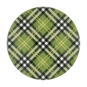 Planche À Découper Motif irlandais vert de plaid