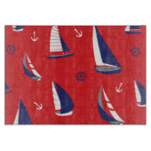 Planche À Découper Motif Lean Sailboat (Devant)