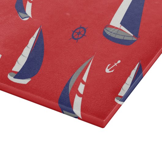 Planche À Découper Motif Lean Sailboat (Coin)