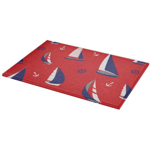 Planche À Découper Motif Lean Sailboat (Coin)