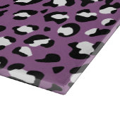 Planche À Découper Motif léopard, Spots léopards, Leopard pourpre (Coin)