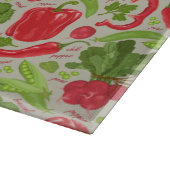 Planche À Découper Motif lumineux des légumes frais (Coin)