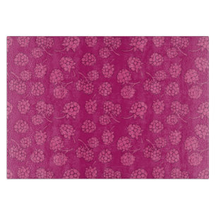 Planche À Découper Motif magenta de baie