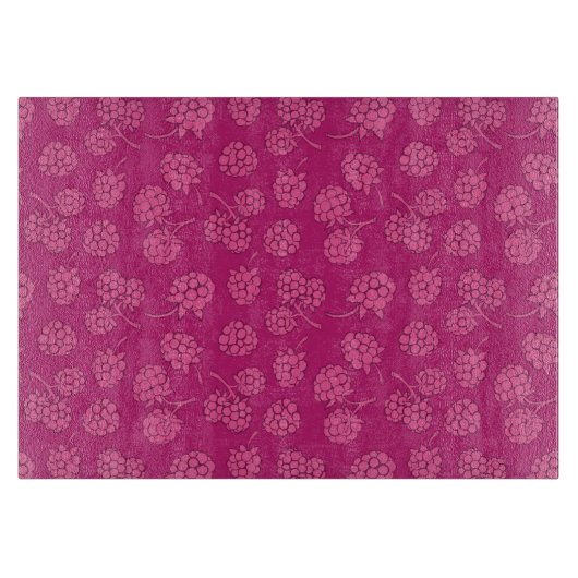Planche À Découper Motif magenta de baie (Devant)