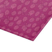 Planche À Découper Motif magenta de baie (Coin)