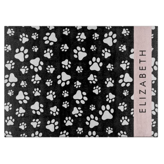 Planche À Découper Motif mâle, Patrouilles de chien, Noir et Blanc, V (Devant)