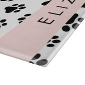 Planche À Découper Motif mâle, Patrouilles de chien, Noir et Blanc, V (Coin)